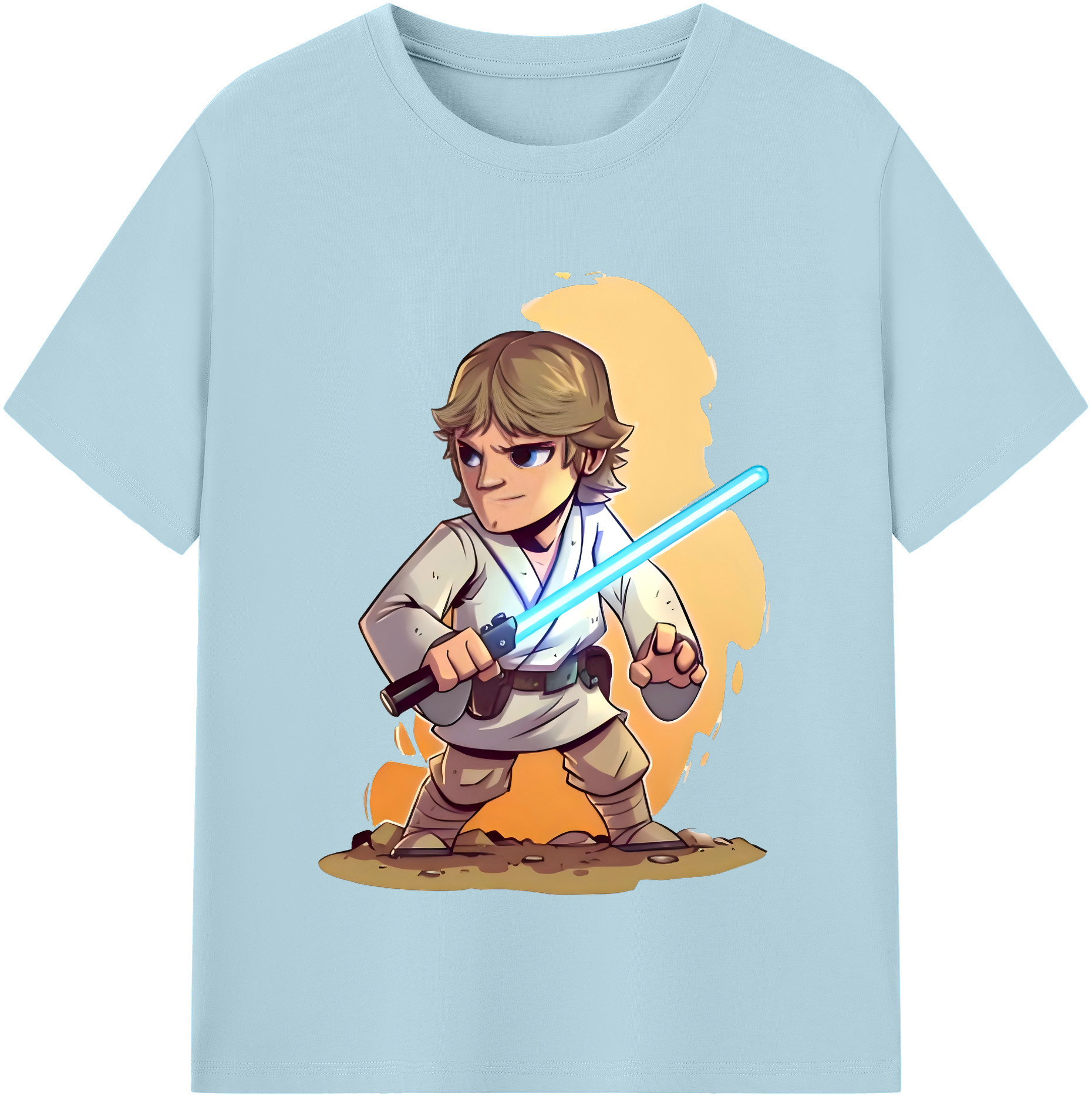 （画像用） スター・ウォーズ Star Wars 綿100％半袖Tシャツ（フロントプリント）
